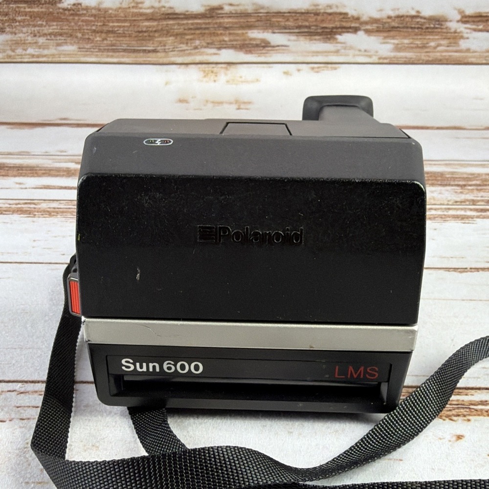 Polaroid Sun 600 LMS Instant Film Camera Vintage Pre-Owned - Picture 5 of 6